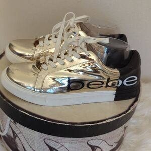 - BEBE YK 2  Charley Gold Sneaker
